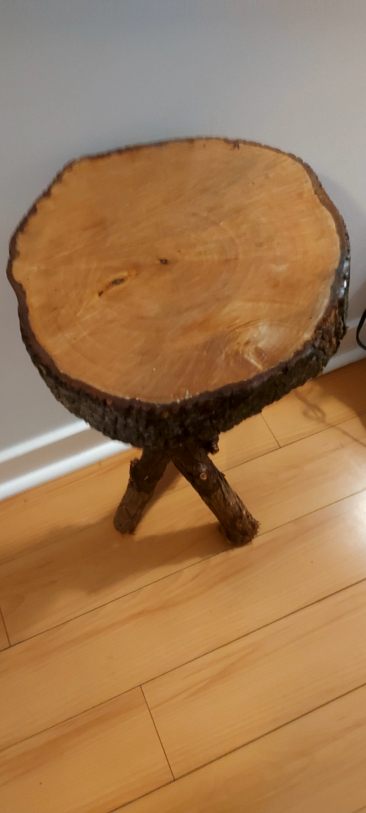 Handmade Wood Slice Side Table 11×59 inch