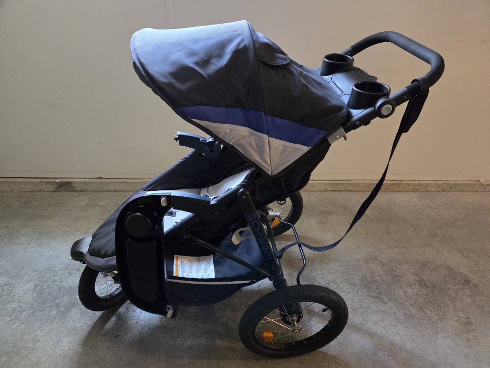 Schwinn Windswept Jogging Stroller - Blue/Black