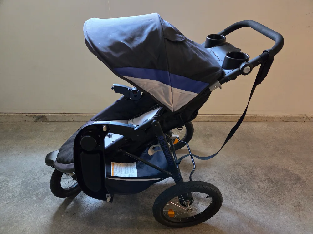 Schwinn Windswept Jogging Stroller - Blue/Black