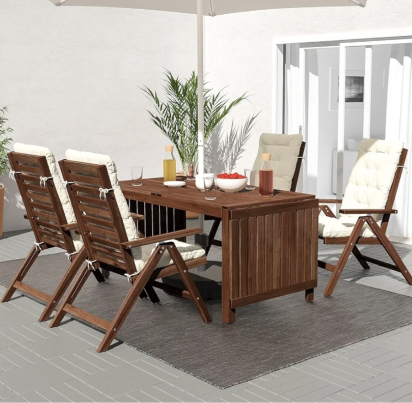 IKEA Reclining/Folding Chairs - Wood Outdoor Furniture - photo 4