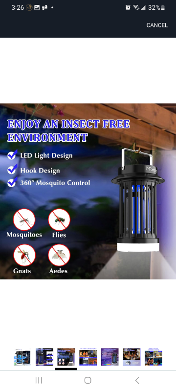 Morole Bug Zapper,4200V Electric Bug Zapper,Indoor Bug Zapper - photo 5