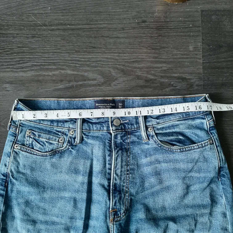 Abercrombie & Fitch Athletic Slim Jeans 34x32 image indicator(7)