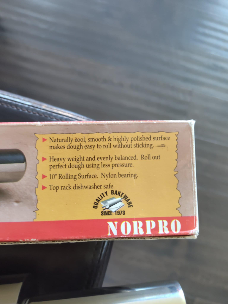 Norpro 19" Professional Stainless Steel Rolling Pin - photo 2