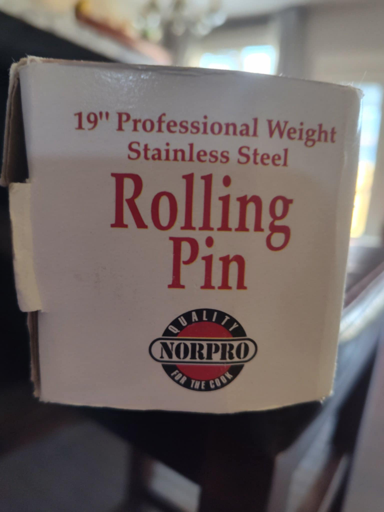 Norpro 19" Professional Stainless Steel Rolling Pin - photo 4