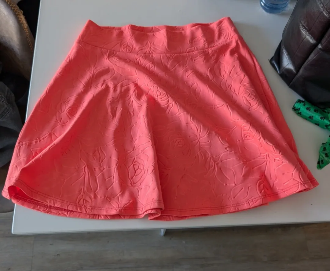 Charlotte Russe Coral Skirt - Size M thumbnail