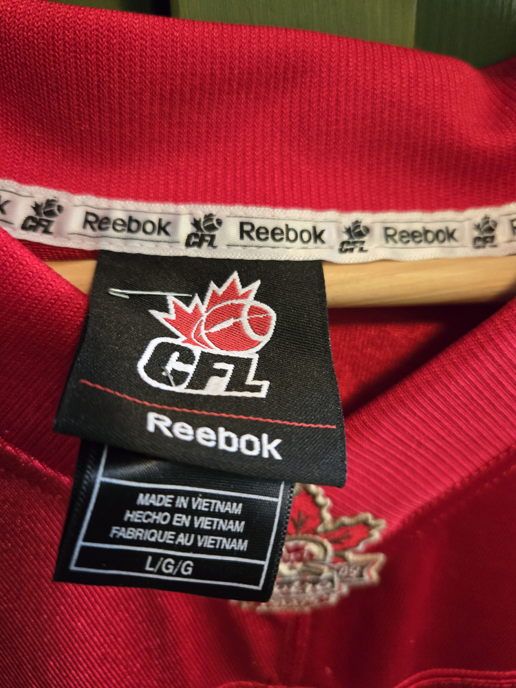 Autographed #55  Wayne Harris CFL Stamps Retro Jersey - photo 4