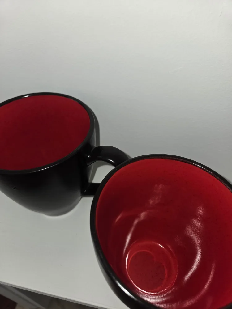 Black & Red Ceramic Mug image indicator(2)
