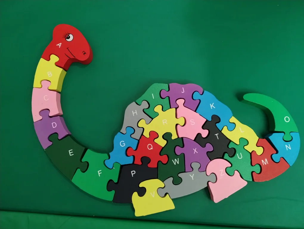 Dinosaur Alphabet Wooden Puzzle thumbnail