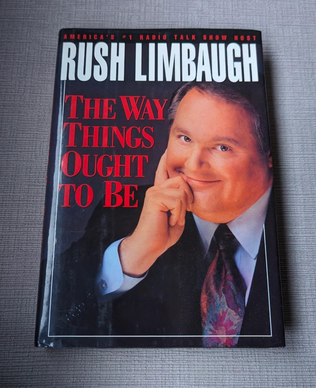 Rush Limbaugh "The Way Things Ought To Be" Book thumbnail