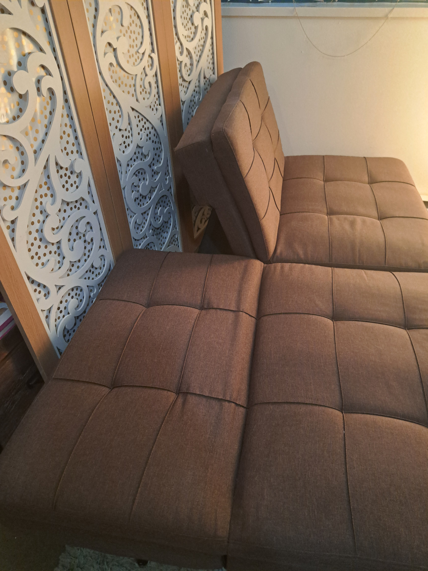 Brown Couch/Bed Converts Easily - photo 3