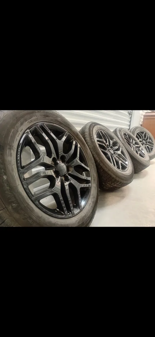 Replica R189 Gloss Black Rims - 5x4.25" Bolt Pattern