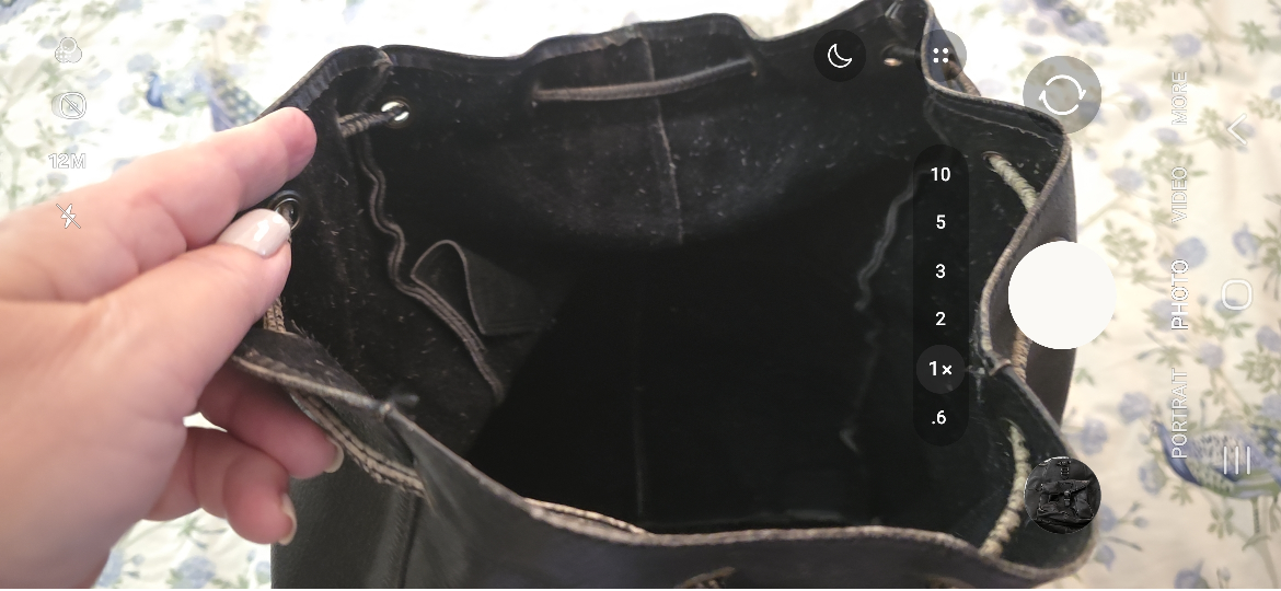 Vintage Leather Backpack - Black - photo 3