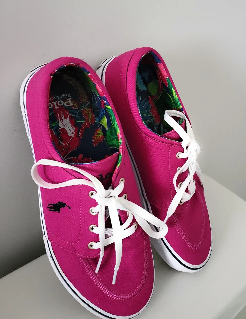 Polo Ralph Lauren Facon x Canvas Sneakers. size 10.5 image indicator(4)