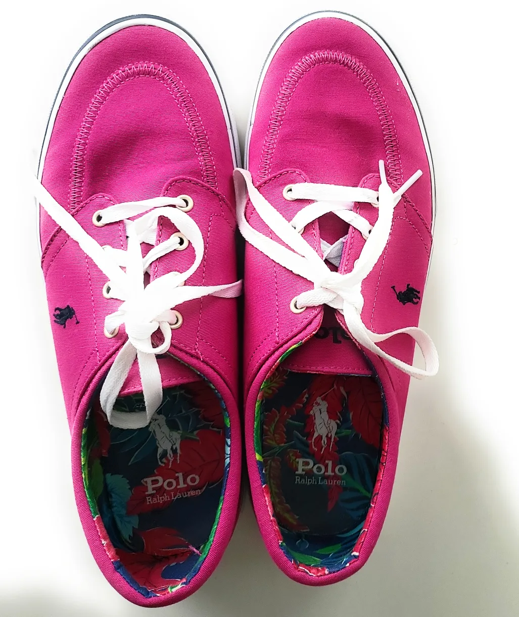 Polo Ralph Lauren Facon x Canvas Sneakers. size 10.5 image indicator(5)