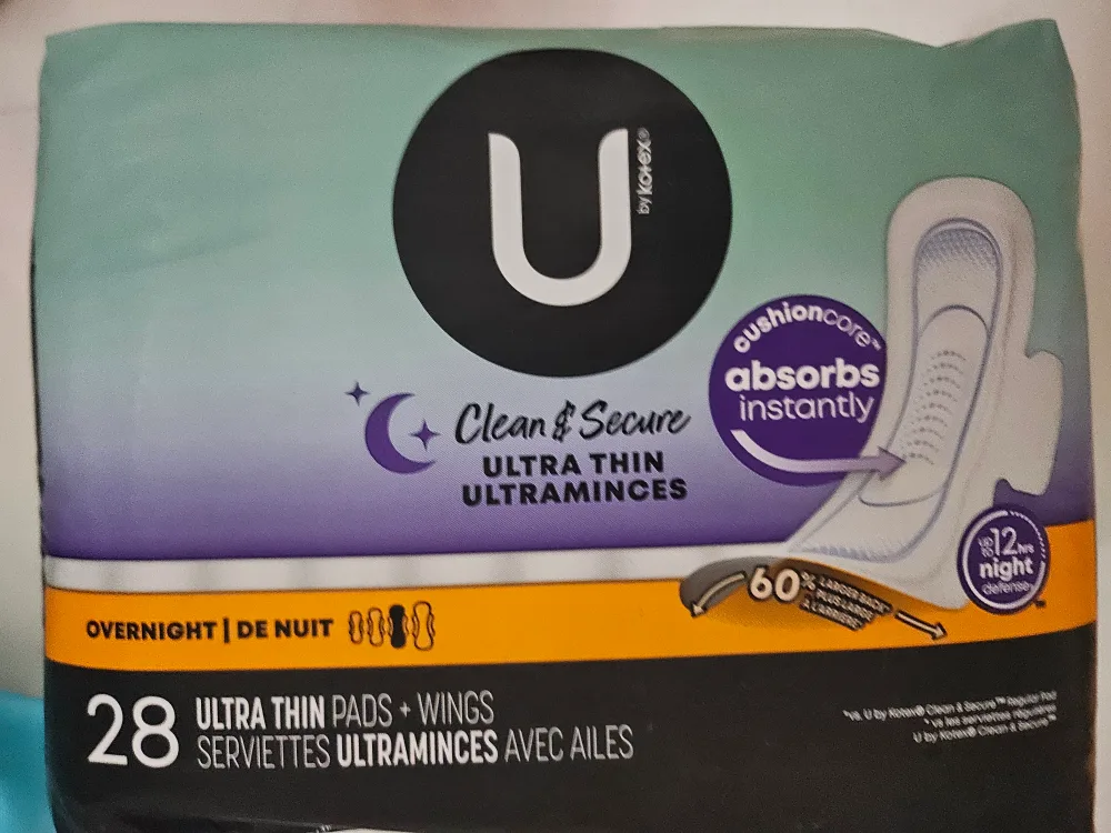 U by Kotex Clean & Secure Ultra Thin Pads thumbnail