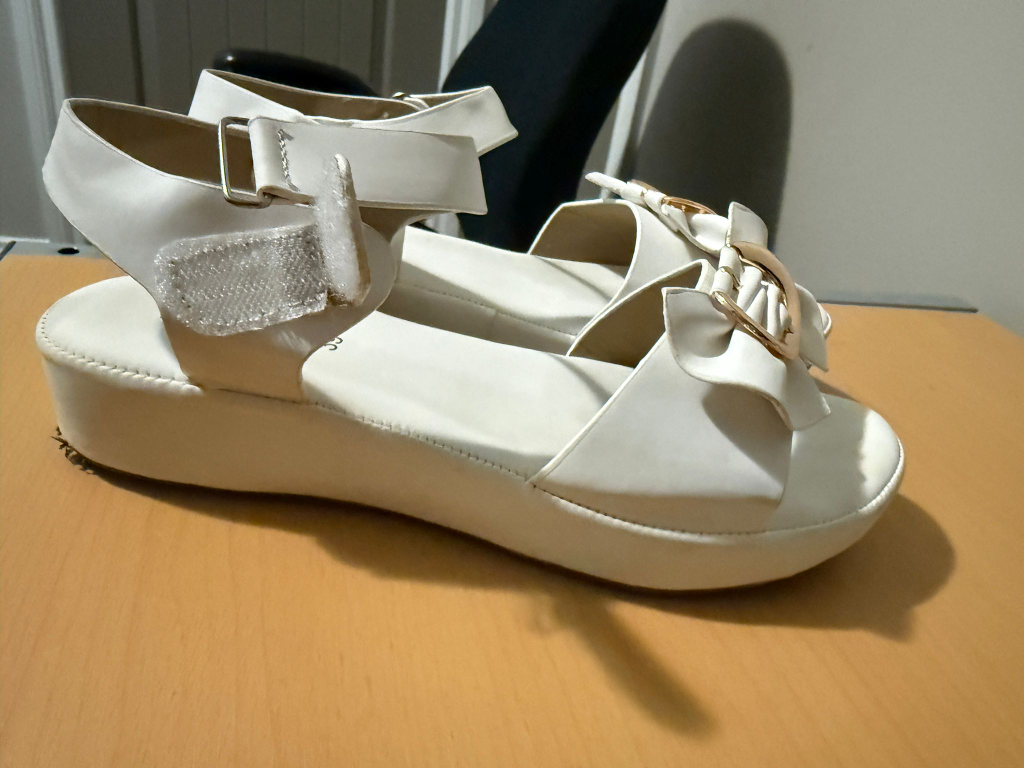 Stylo White Sandals - Size 9 - photo 2