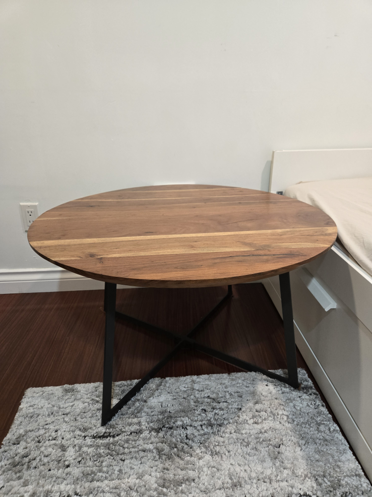 Round Wooden Coffee Table