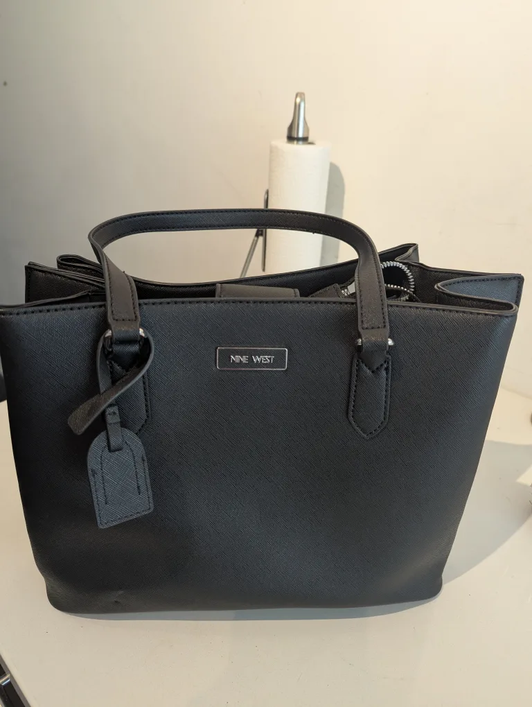 Nine West Black Tote Bag image indicator(3)