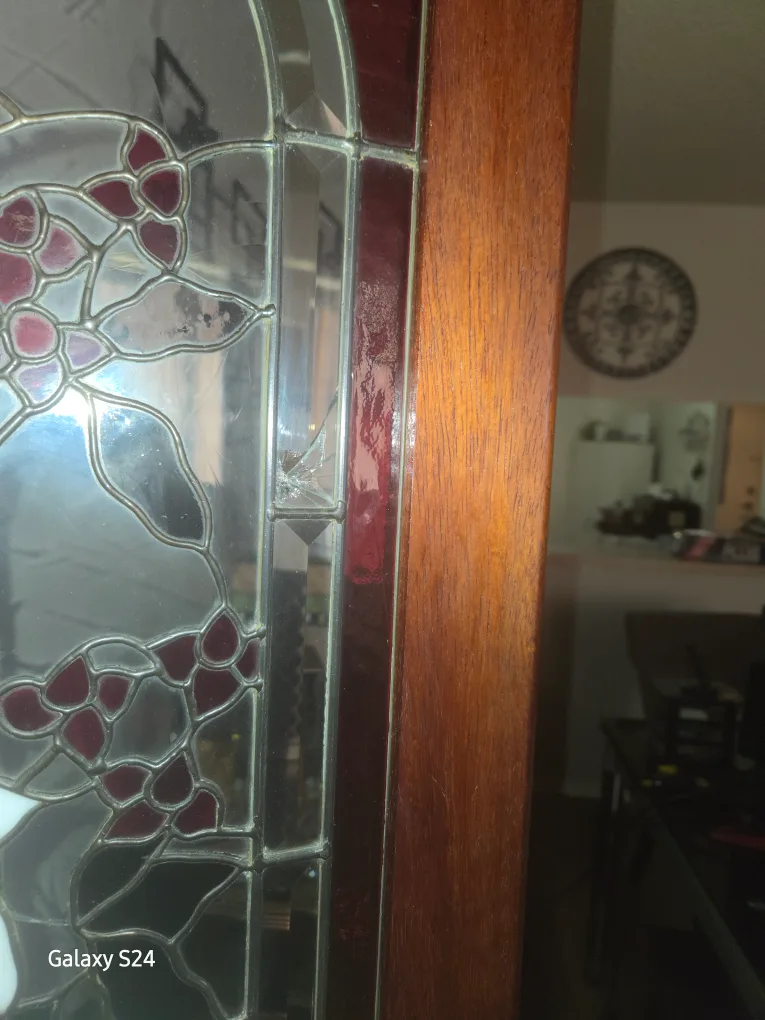 Stained Glass Folding Screen Room Divider image indicator(3)