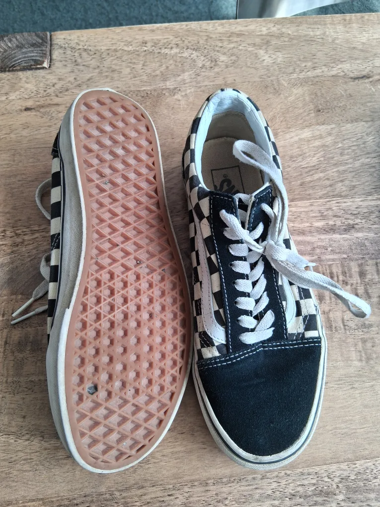 Vans Old Skool Checkerboard Shoes - US Men's 6.5 image indicator(2)