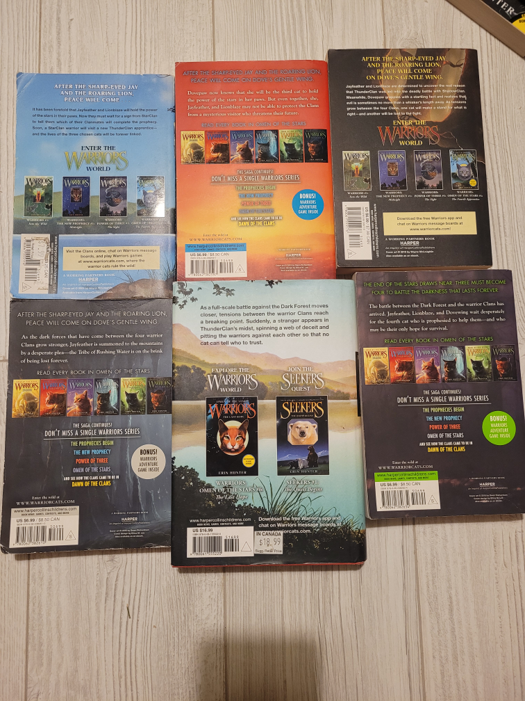Warriors: Omen of the Stars Series Books 1-6 - photo 3