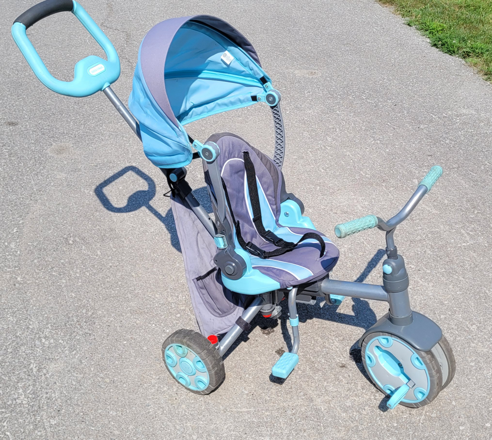 Little Tikes Fold'n Go 4-in-1 Trike - Blue/Grey