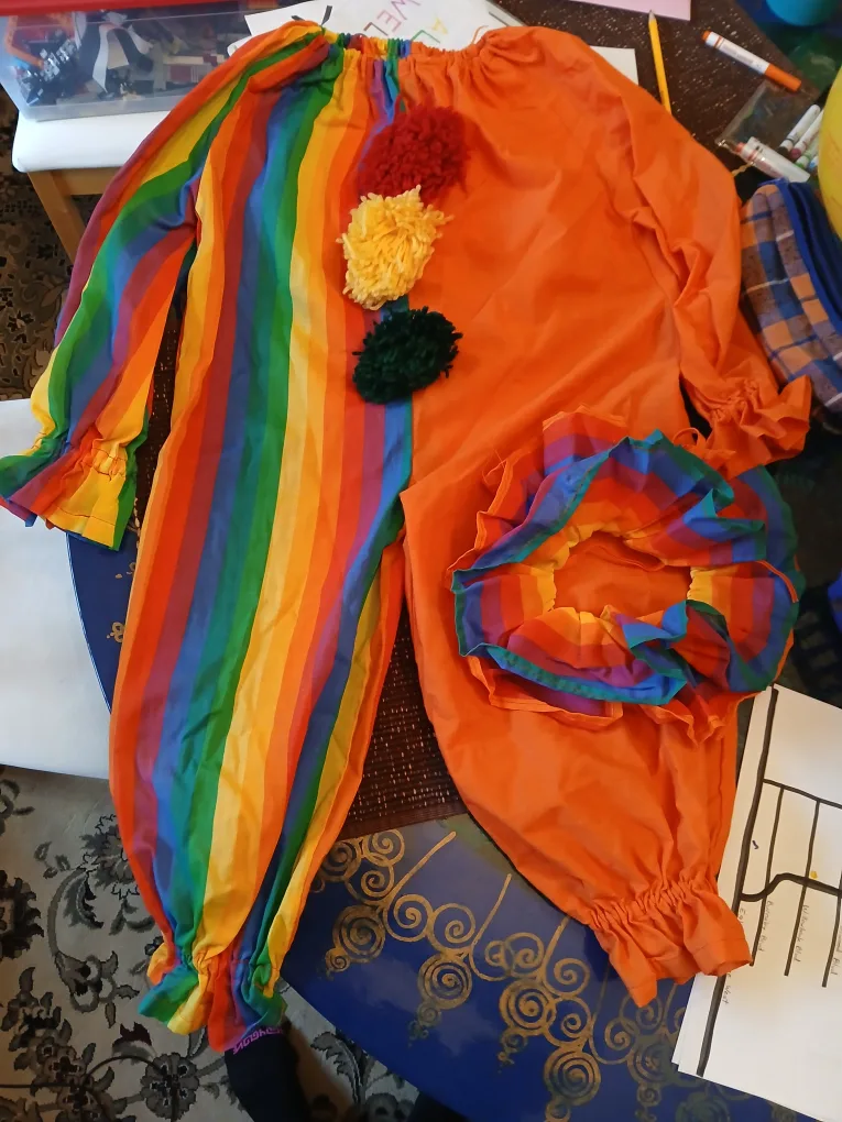 Vintage kids' clown costume 🥕 thumbnail
