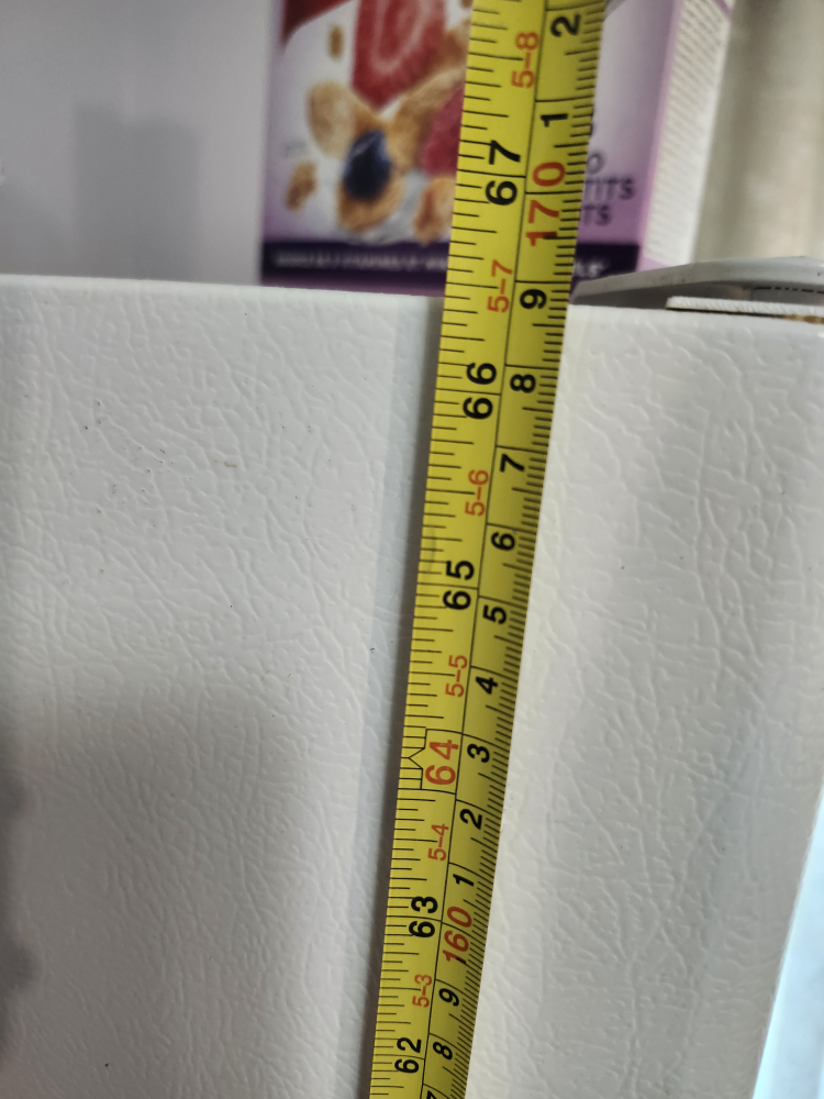 White Refrigerator - 67" Height - photo 5