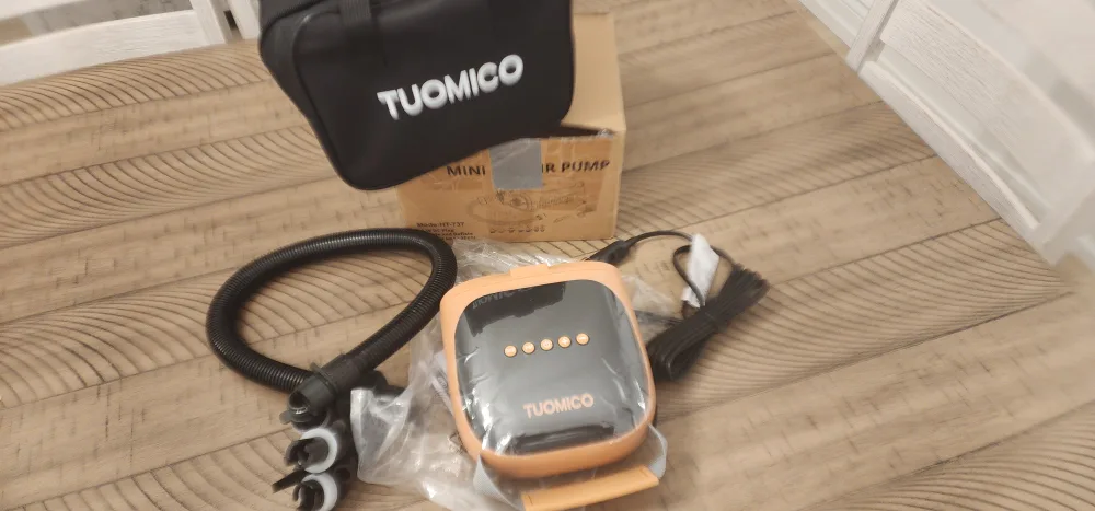 Tuomico Paddle Board Electric Air Pump - NEW image indicator(4)