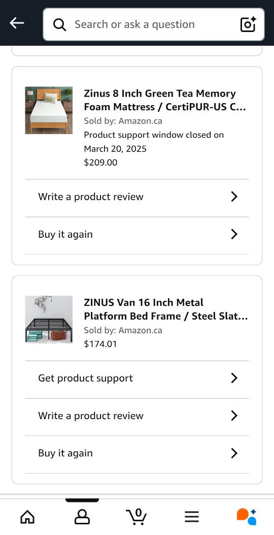 Zinus Van 16 Inch Metal Platform Queen Bed Frame - photo 2