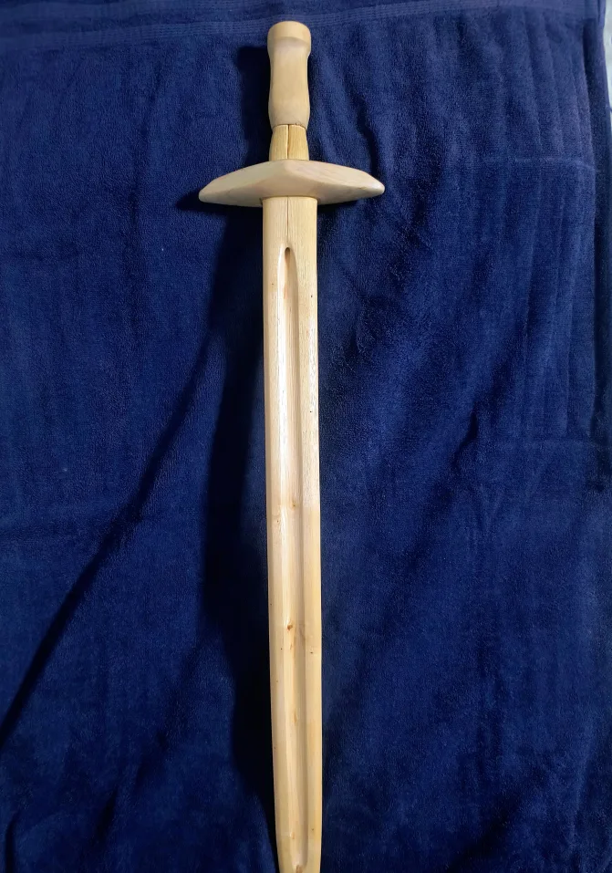 Hardwood Sword, homemade in Canada 32 inch length thumbnail