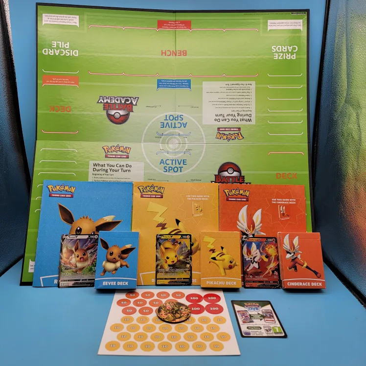 🥳VGC🤩 Pokémon BATTLE ACADEMY Trading Card Game COMPLETE image indicator(2)