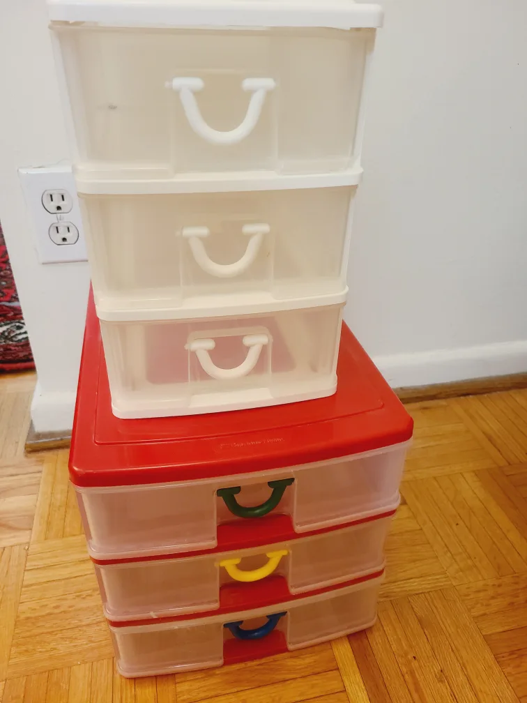 2 set of Storage Drawers thumbnail