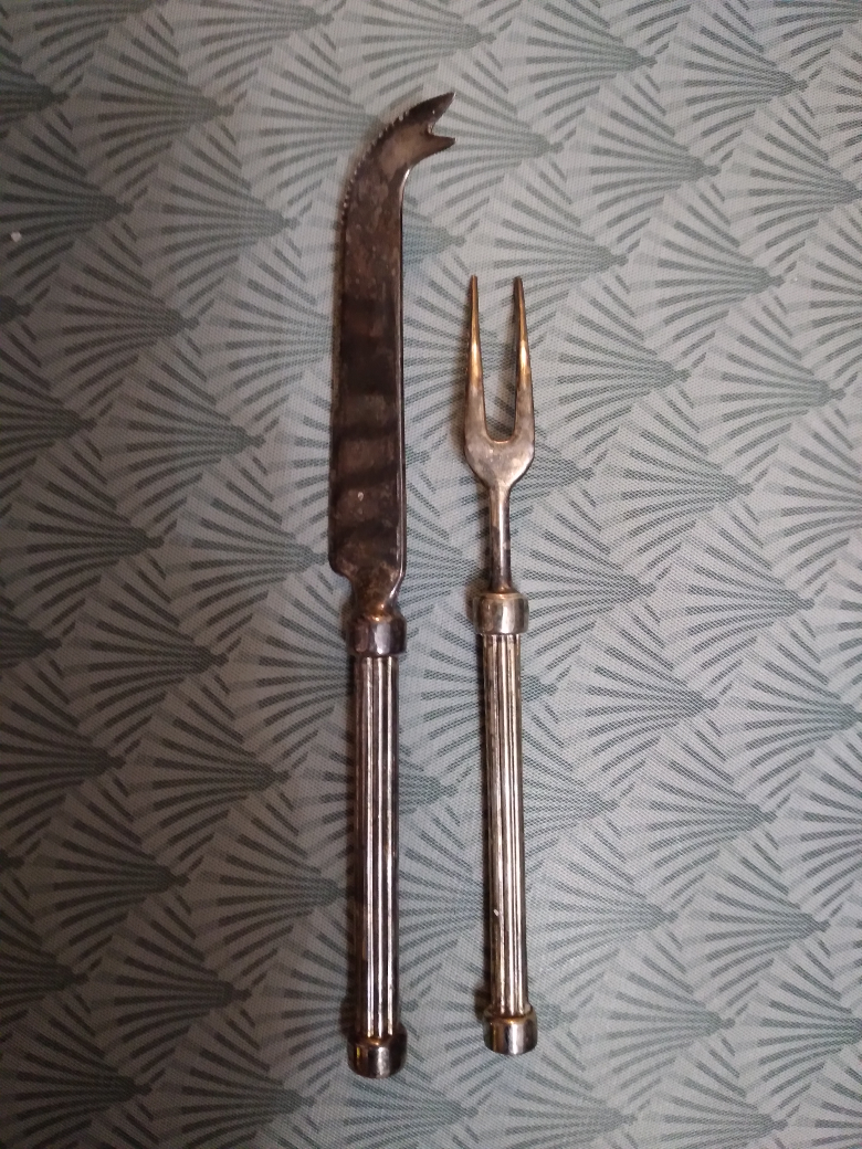 🥕Vintage Silver Plated, Patina, Cheese Utensils Set - $5 Firm🥕
