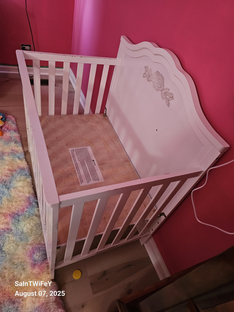 White Baby Crib