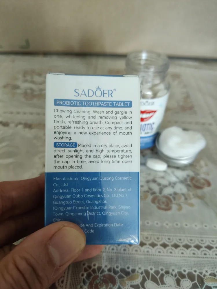 Sadoer Probiotic Toothpaste Tablets image indicator(2)
