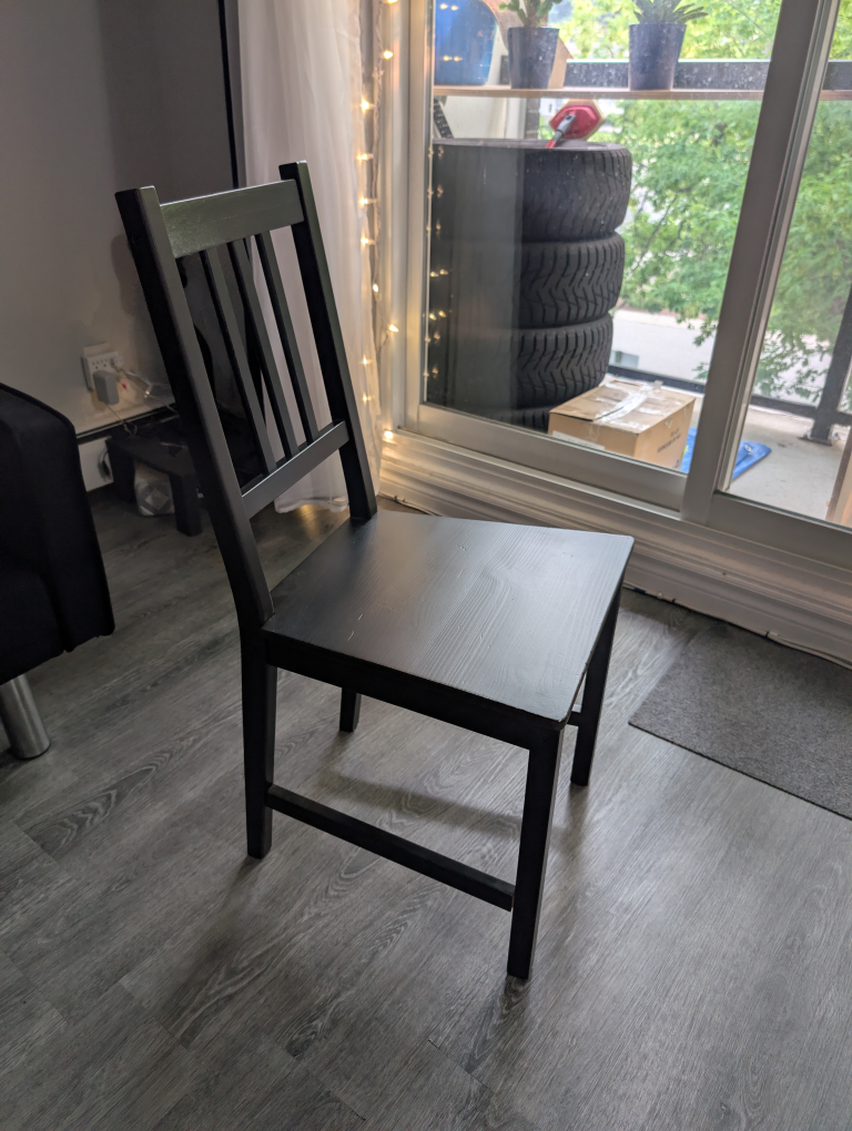 Dining table and IKEA chairs - photo 2