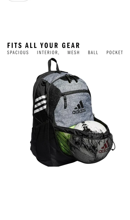 Adidas Medium Grey Backpack - Functional Design image indicator(3)
