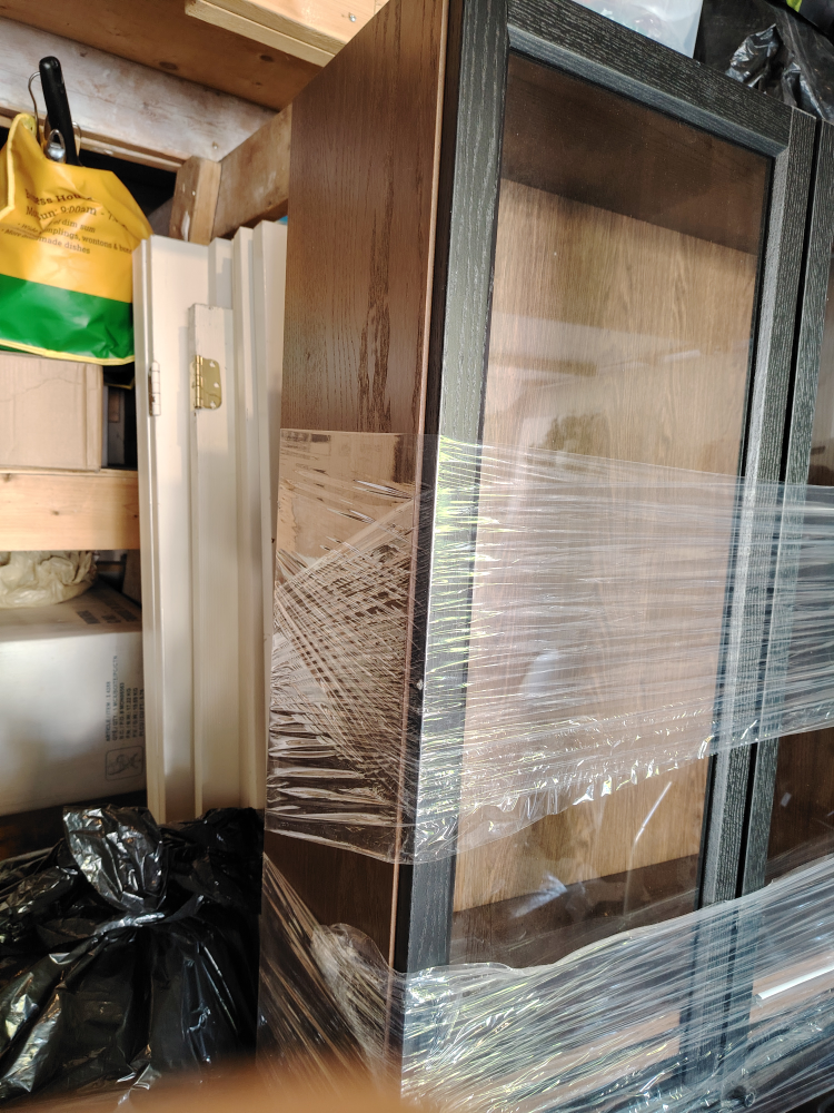 Black Display Cabinet - 31"x12"x79" - photo 3