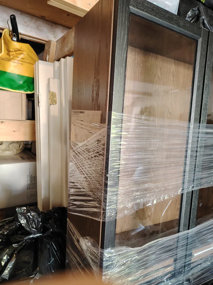 Black Display Cabinet - 31"x12"x79" image indicator(3)