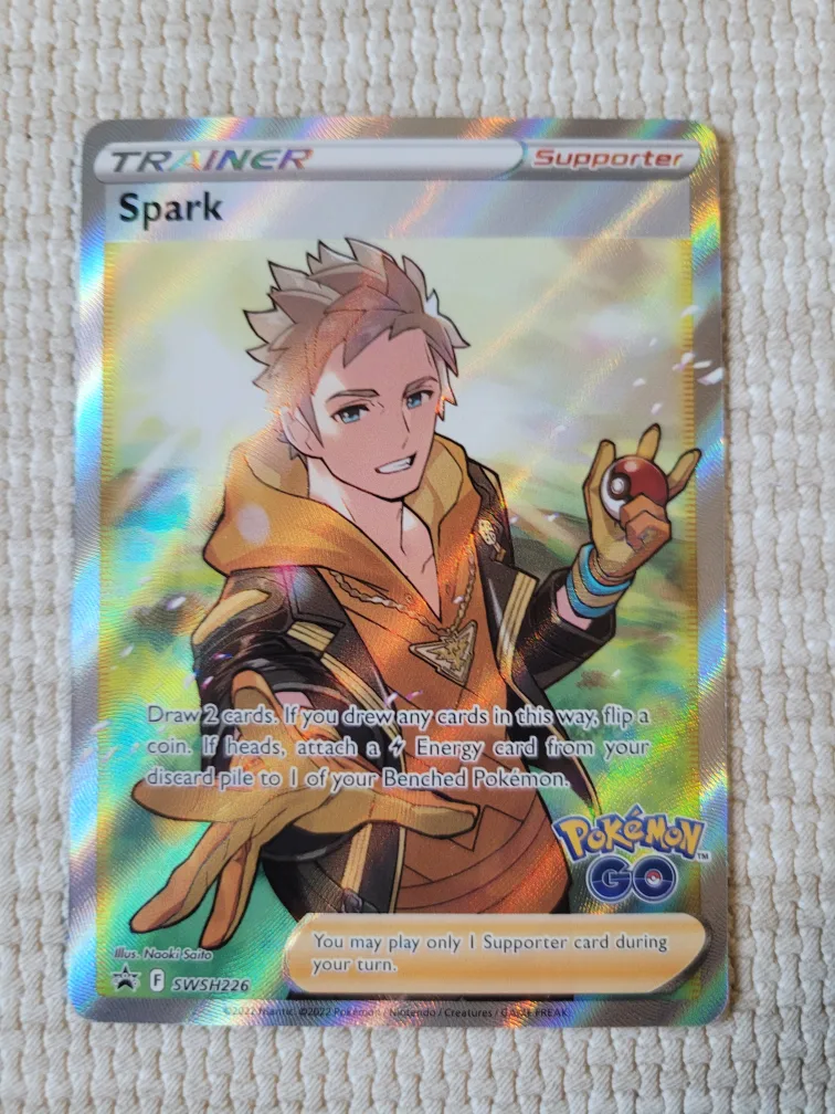 Spark Trainer Supporter Pokemon GO Card thumbnail