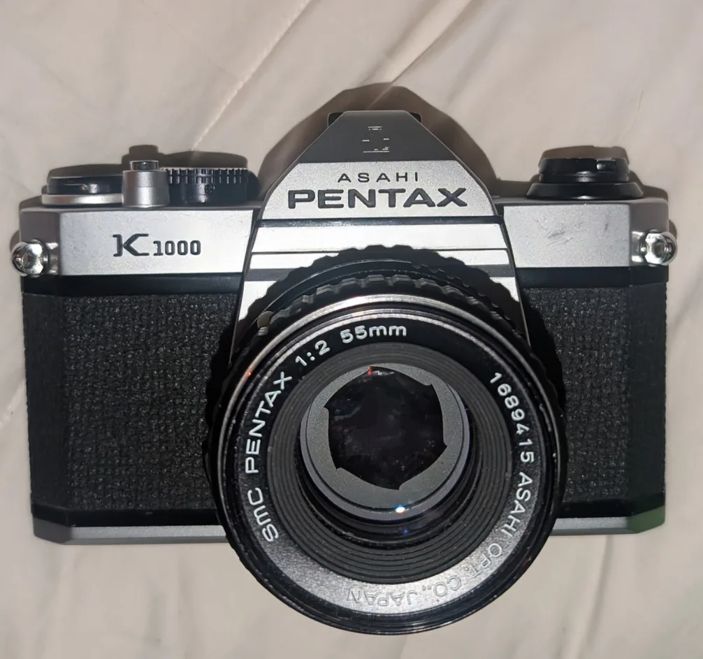 🧡Pentax K1000 Camera with SMC Pentax 55mm Lens🧡