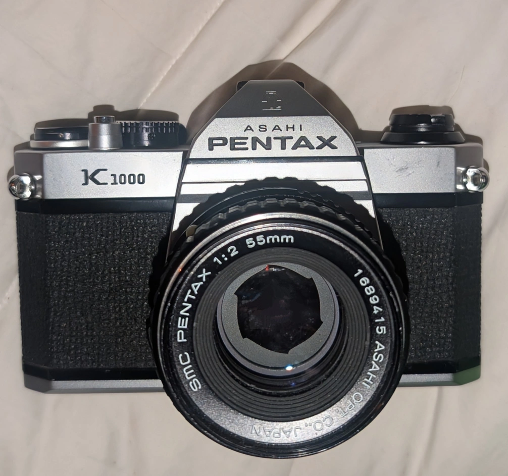 🧡Pentax K1000 Camera with SMC Pentax 55mm Lens🧡