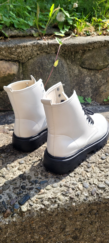 White Ankle Boots - photo 2