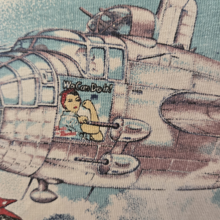 Vintage 90's Rosie the Riveter T-Shirt - Size L - photo 5