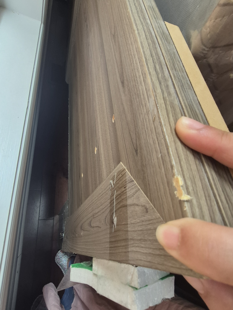 queen  size bed - Brown Wood Grain - photo 2
