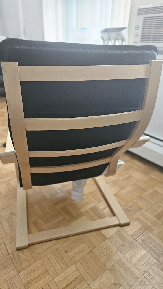 IKEA Poang Chair - Black Cushion - photo 4