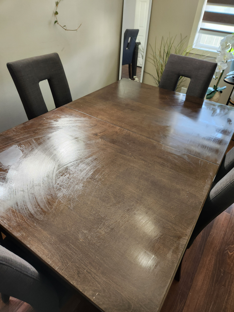 Dining Table with 4 Chairs - Grey - photo 2