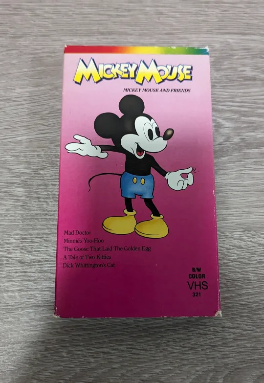 Mickey Mouse and Friends VHS Tape Movie thumbnail