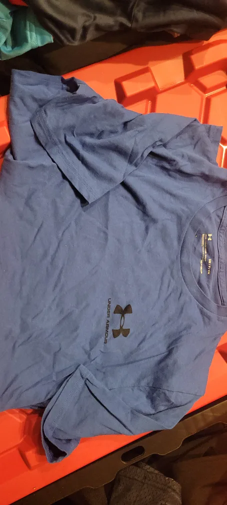 Under Armour YLG Red Polo & SM Gray Shirt image indicator(8)